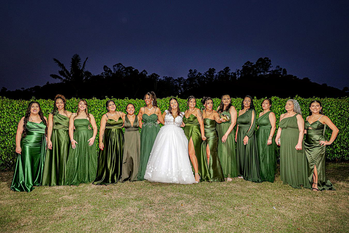 Momento emocionante de casamento